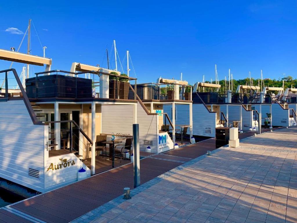 Floating Sea House Aurora Villa Portoroz Exterior photo