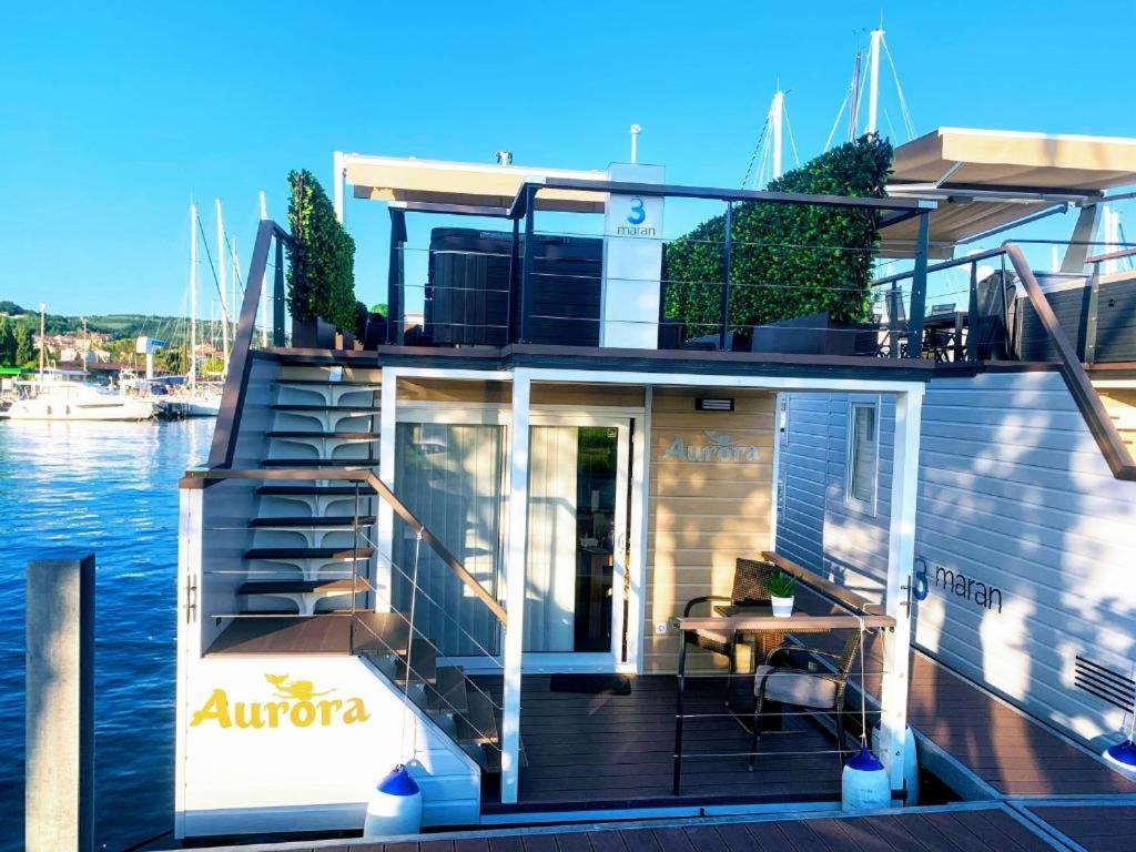 Floating Sea House Aurora Villa Portoroz Exterior photo